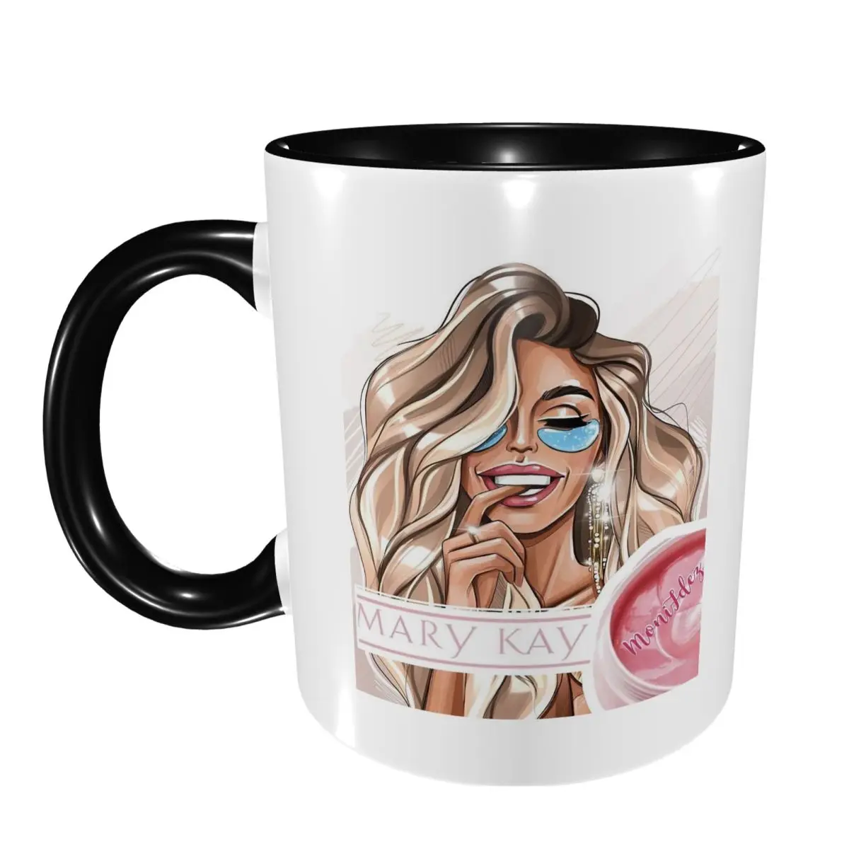 Mary Kay Cosmetics Mug Funny Ceramic Coffee Cups Tea Mugs Milk Cup Drinkware Gift for Friends