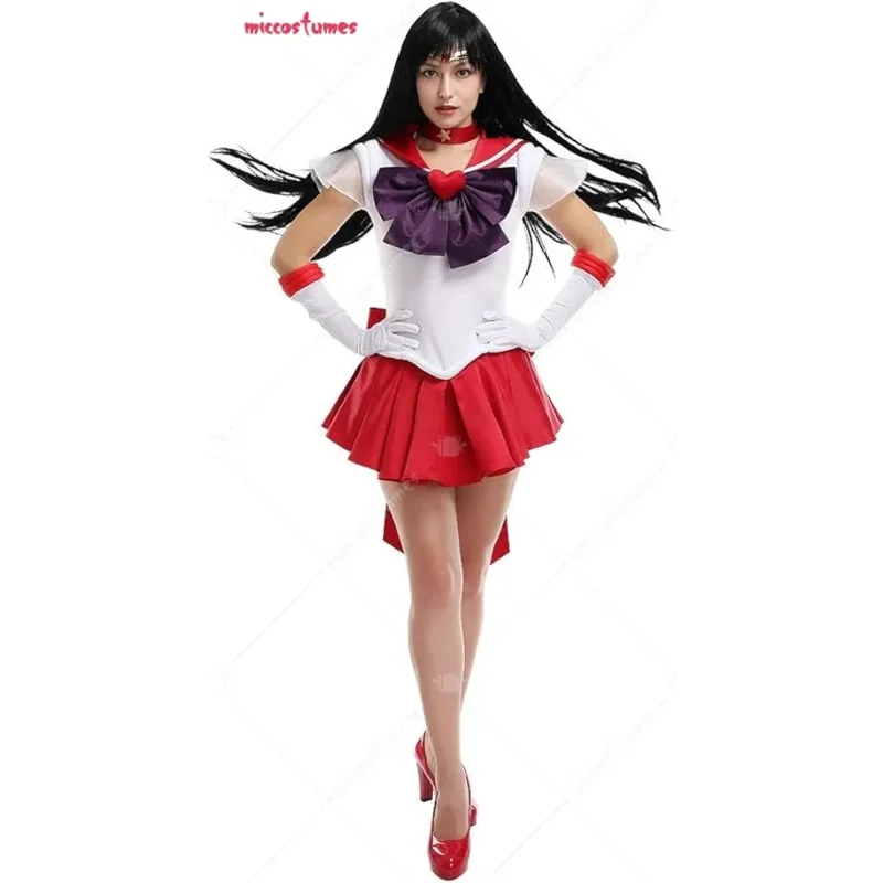 CyMiccostumes Women's Sailor Cosplay Costume SuperS Version Halloween Cosplay Costumes