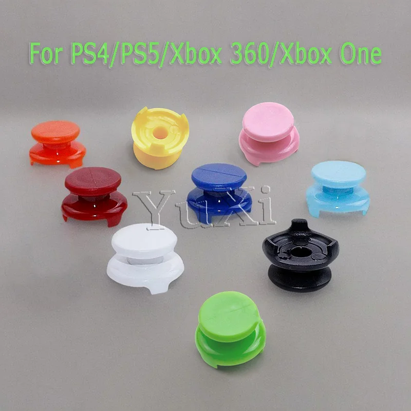 YuXi penutup Joystick untuk PS4 PS5 Xbox One Xbox 360, penutup ekstensi tinggi tombol pengontrol tuas jari 2 buah