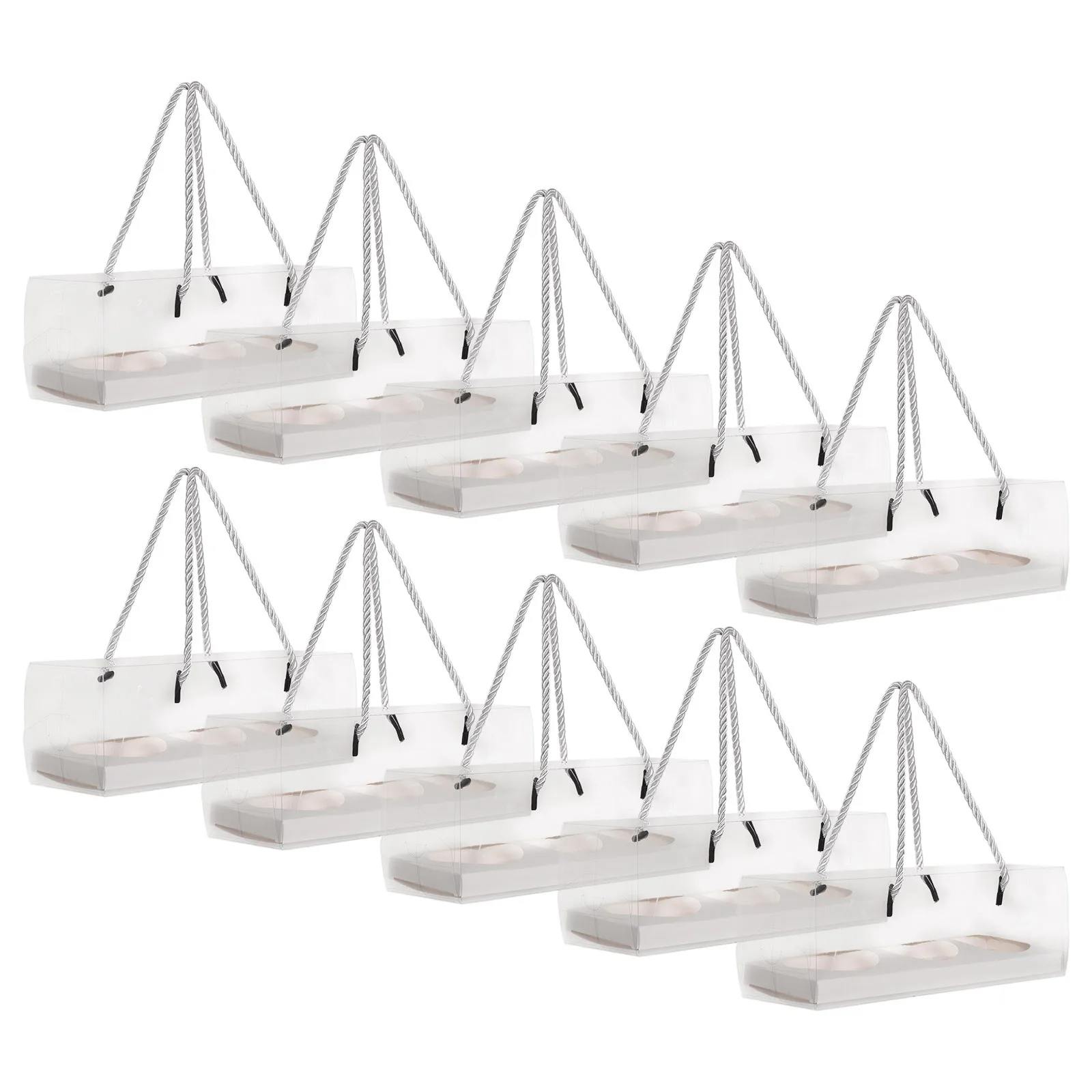 

10 шт., безопасные коробки для упаковки десертов, идеально подходят для ресторанов, кофейни, кухонь, коробки для торта, простые чехлы из яичного желтка