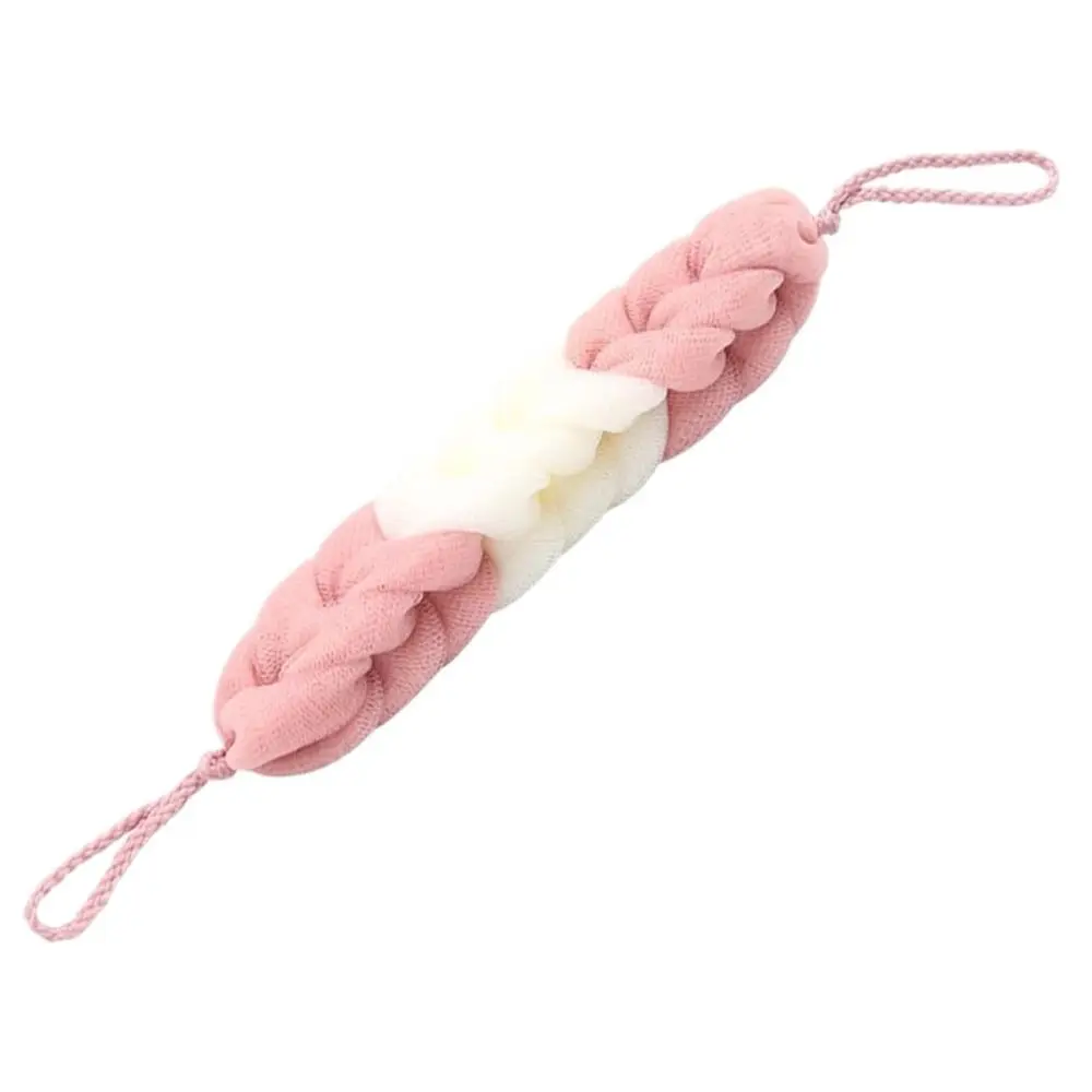 Simple Colour Block Bath Sponge Foaming Mesh Mesh Shower Sponge Soft Exfoliating Mud Rubbing Bath Towel Skin Care