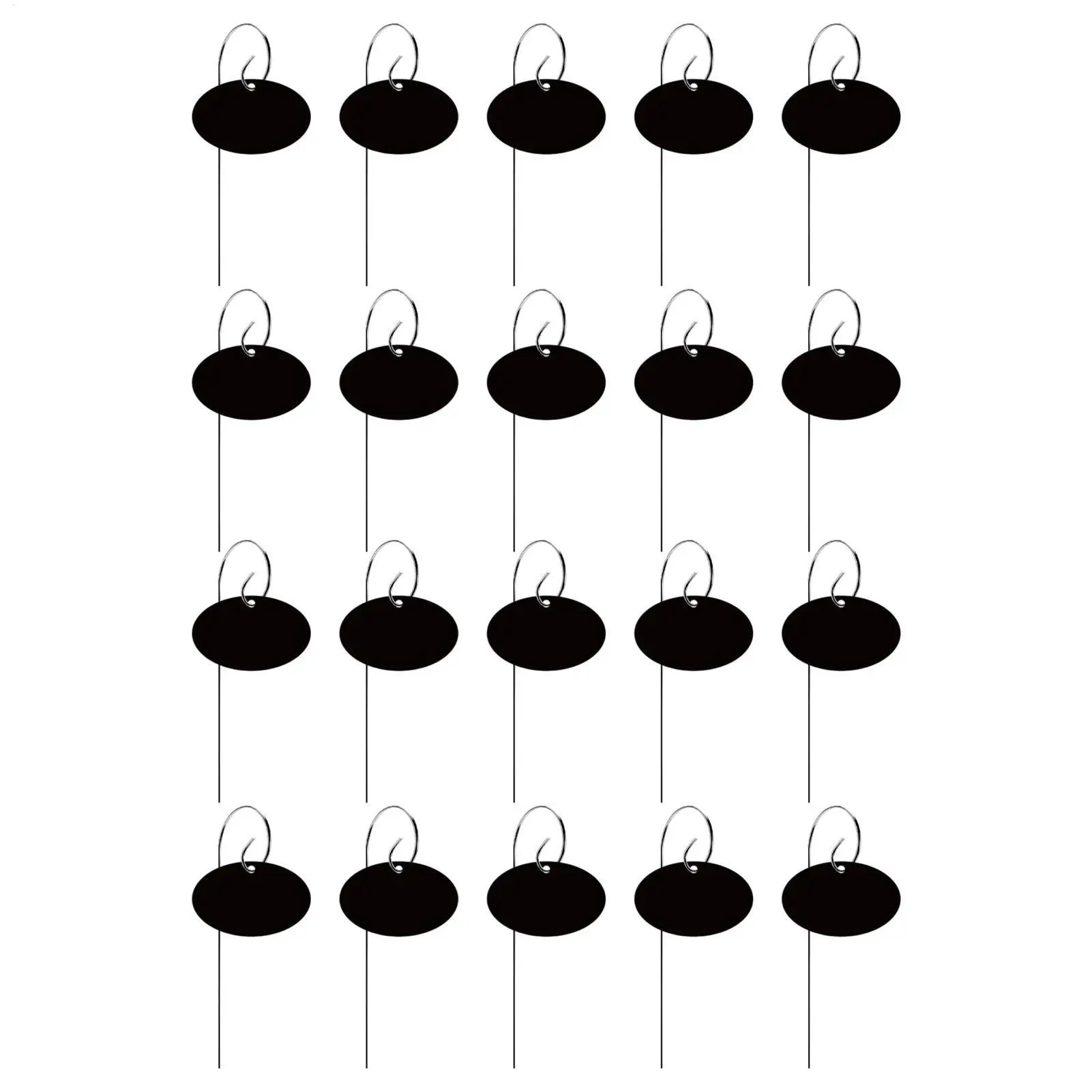 Garden Tags 20-Piece Aesthetic Writable Identification Markers Seedling Plants Garden Tags For Balcony Vegetable Plots Flower