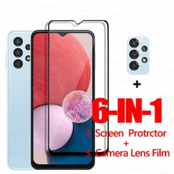 For Samsung Galaxy A13 4G Glass Samsung Galaxy A13 A23 A33 A53 A73 5G Screen Protector Full Glue Tempered Glass Protective Film
