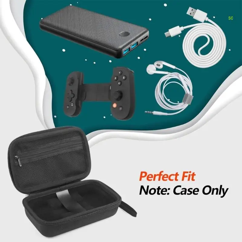 For Backbone Mobile Game Controller Hard Shell Carrying Case with Net Pocket Dropshipping