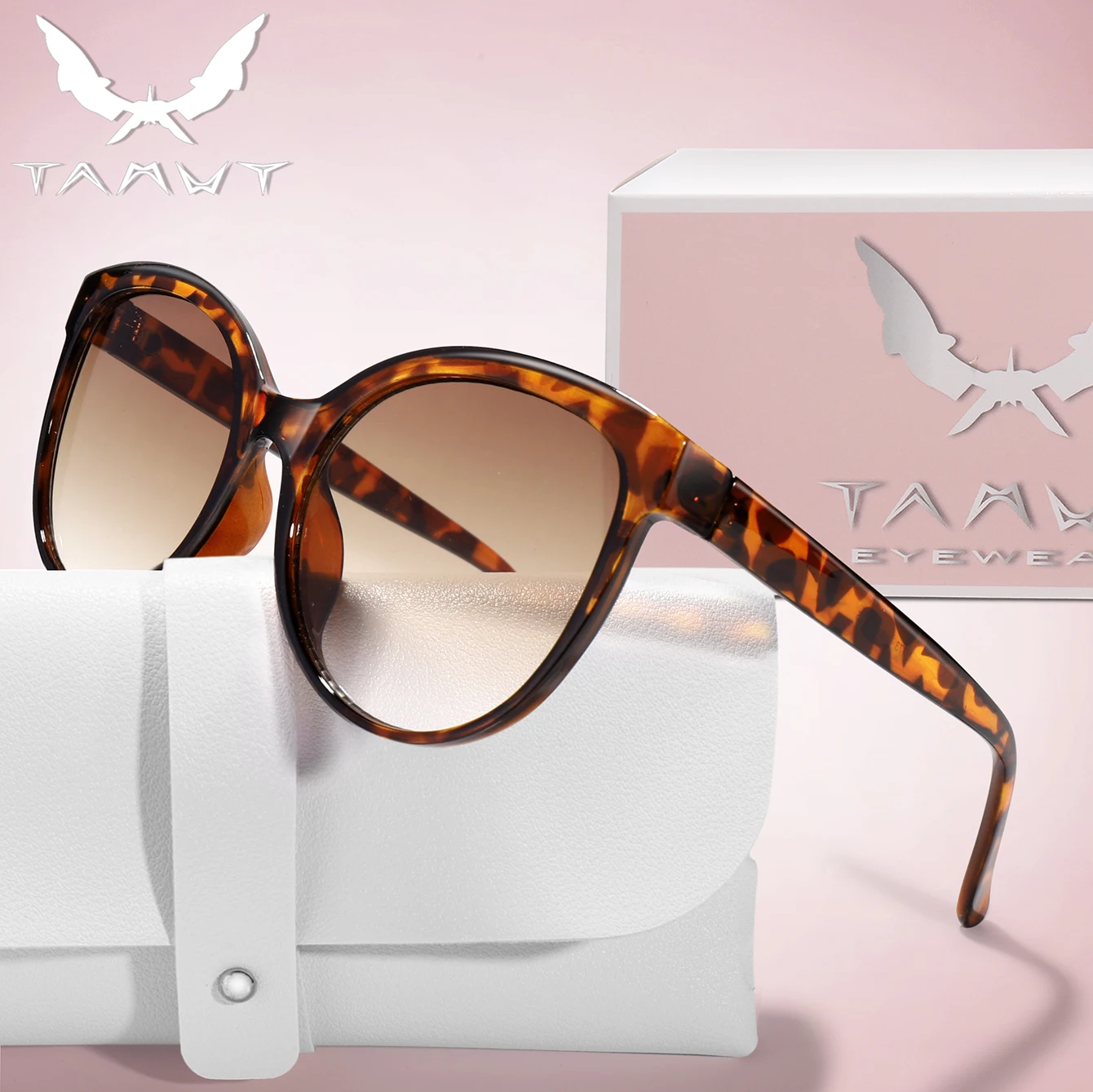 

Модные солнцезащитные очки для отпуска, женские модные элегантные овальные очки для вечеринок на открытом воздухе, покупок, путешествий, пляжа, отдыха, езды на велосипеде с коробкой