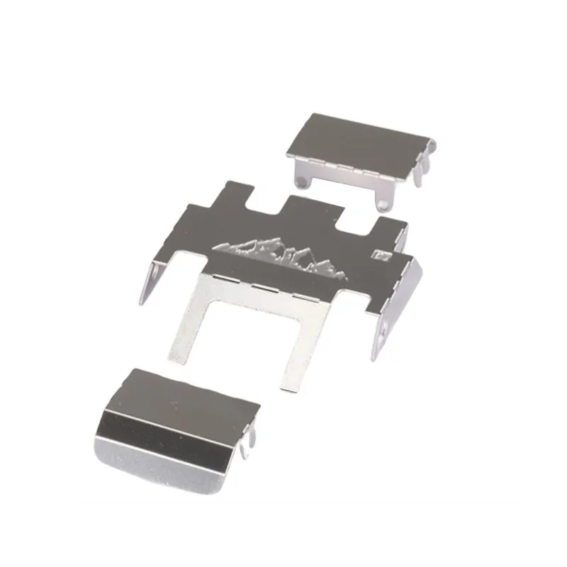 Armatura del telaio in metallo Armatura dell'asse anteriore e posteriore per Trax Trx-4m 1/18 Defender Bronco Rc Crawler Car Parti aggiornate