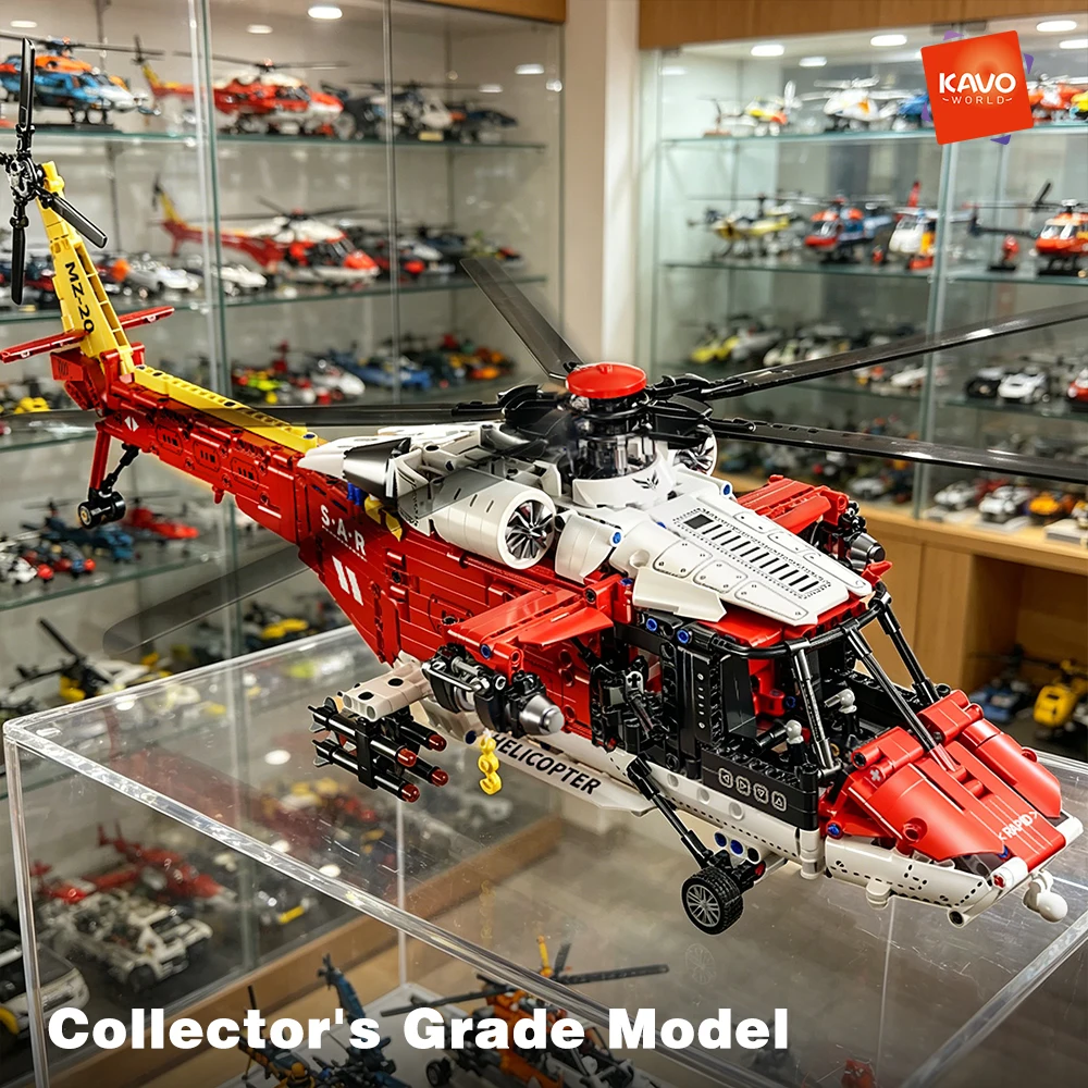 KAVOWORLD MOC 1528 Teile Z-20 – Kids Toys Helicopter Bewertung und Preis