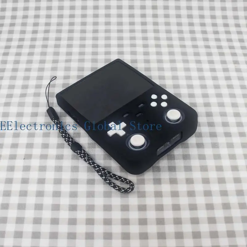 462B Soft Silicone Handheld Gaming Console Case, Flexible Cover with Toolless Installation, One Included Lanyard and Shaped