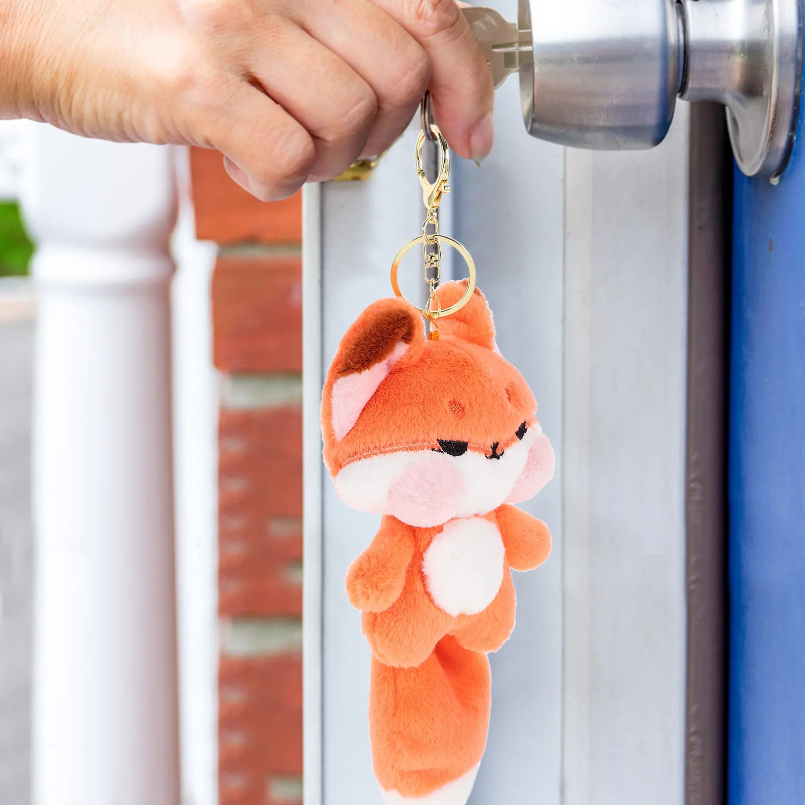 

Keychain Fox Keyring Kawaii Cute Chains Cartoon Keychains Bag Charm