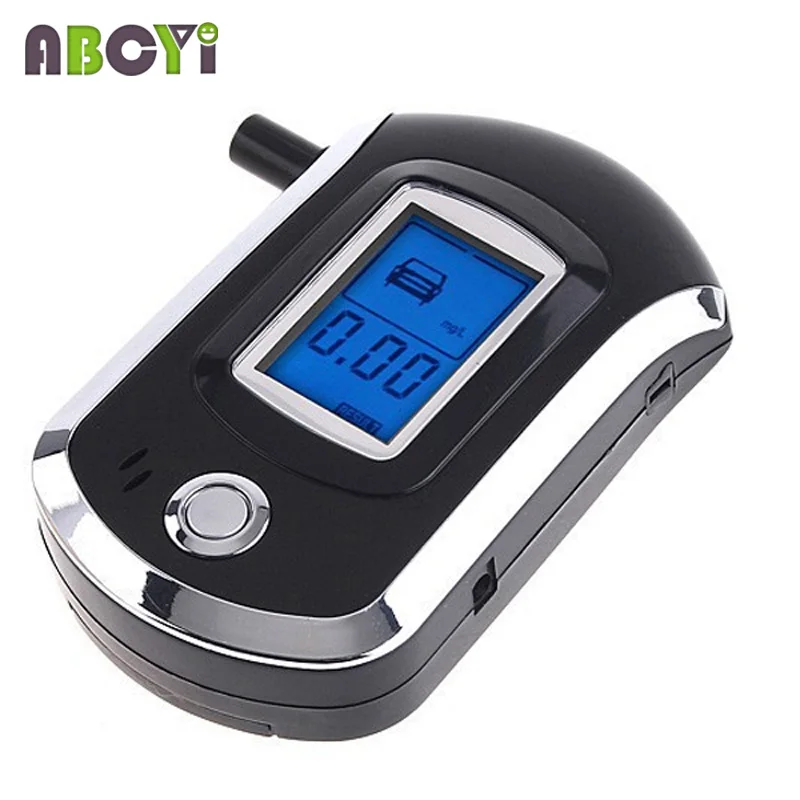 

Mini Alcohol Tester Professional Digital Breath Breathalyzer LCD Dispaly with Blue Backlight Accurate Measureme Quick Response