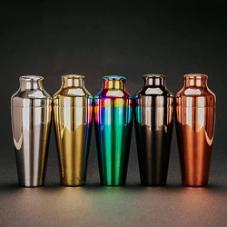 550ml Calabrese Bar Cocktail Shaker Stainless Steel Bottle Cocktail Shaker Essential Barware Bar Tool for Bartender Drink Party