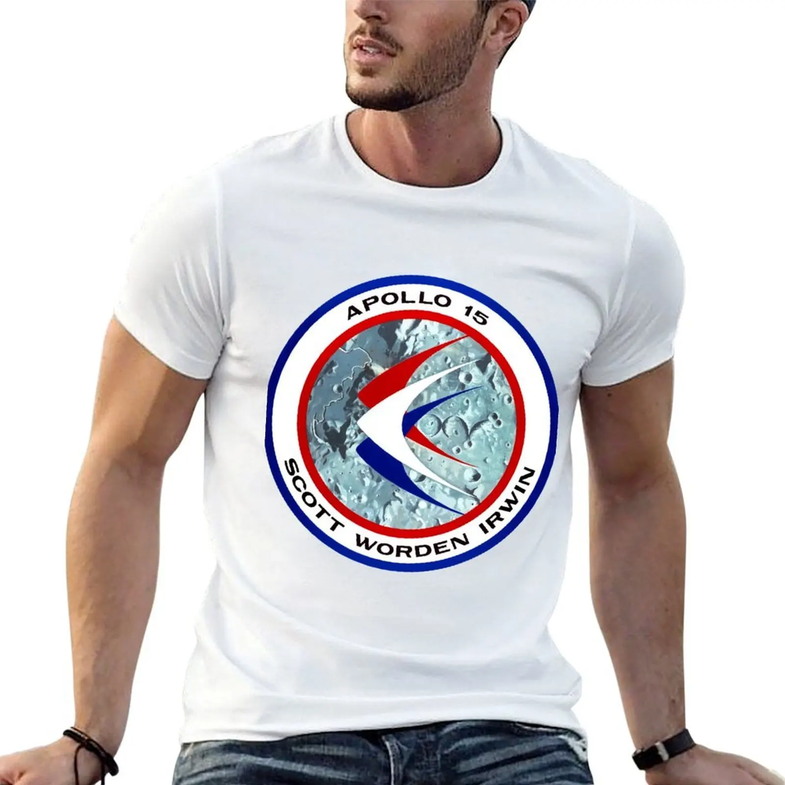 

Apollo 15 Mission Logo T-Shirt men t shirt cotton 100% t shirt man designer anime t shirts for man T-Shirt