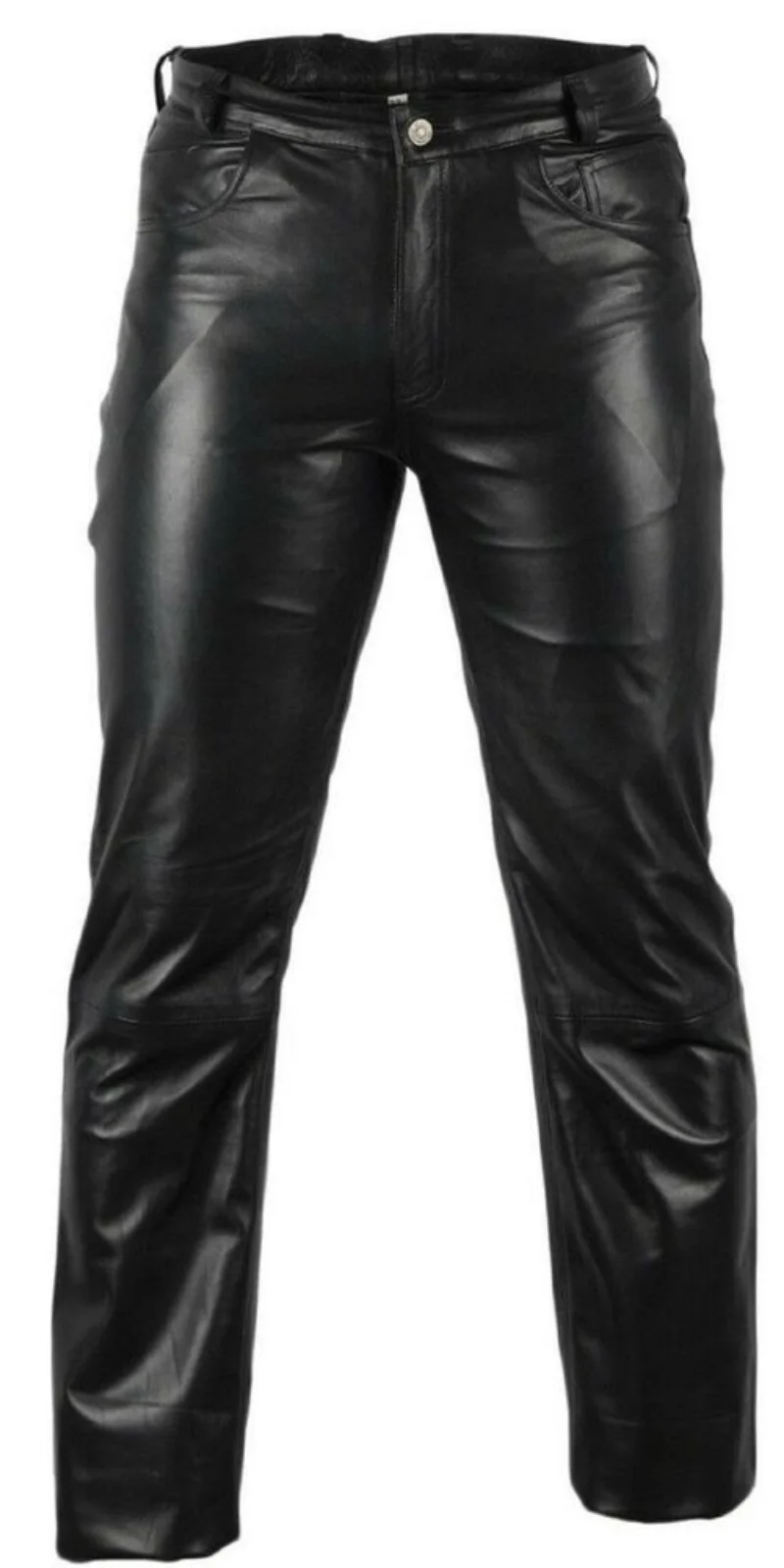 New Men Leather Pant 100% Lambskin Leather Trousers Casual Biker Leather Jeans Pant