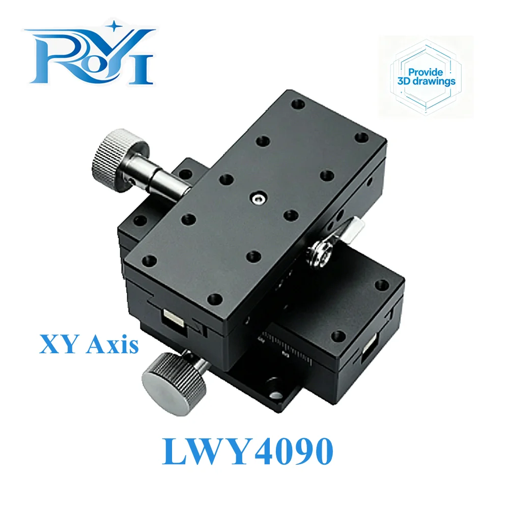 X/XY/XZ/XYZ‑Axis 40×90mm Precision Linear Stage Dovetail Groove