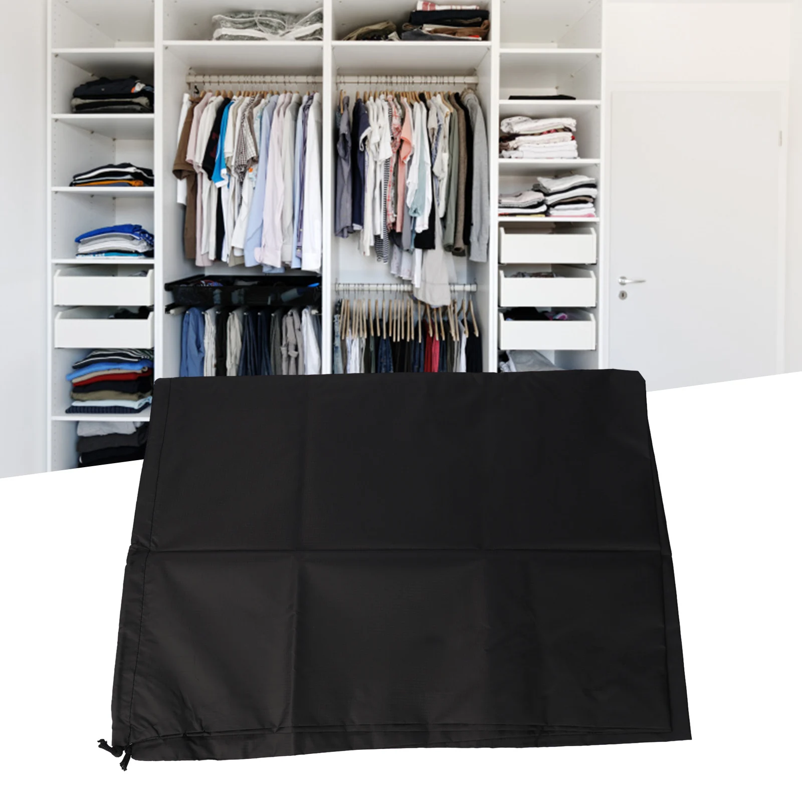 

37*47.2 Inch Polyester Extra Large Heavy Duty Laundry Bag Sack With Drawstring Home Storage Clothing Wardrobe Storages