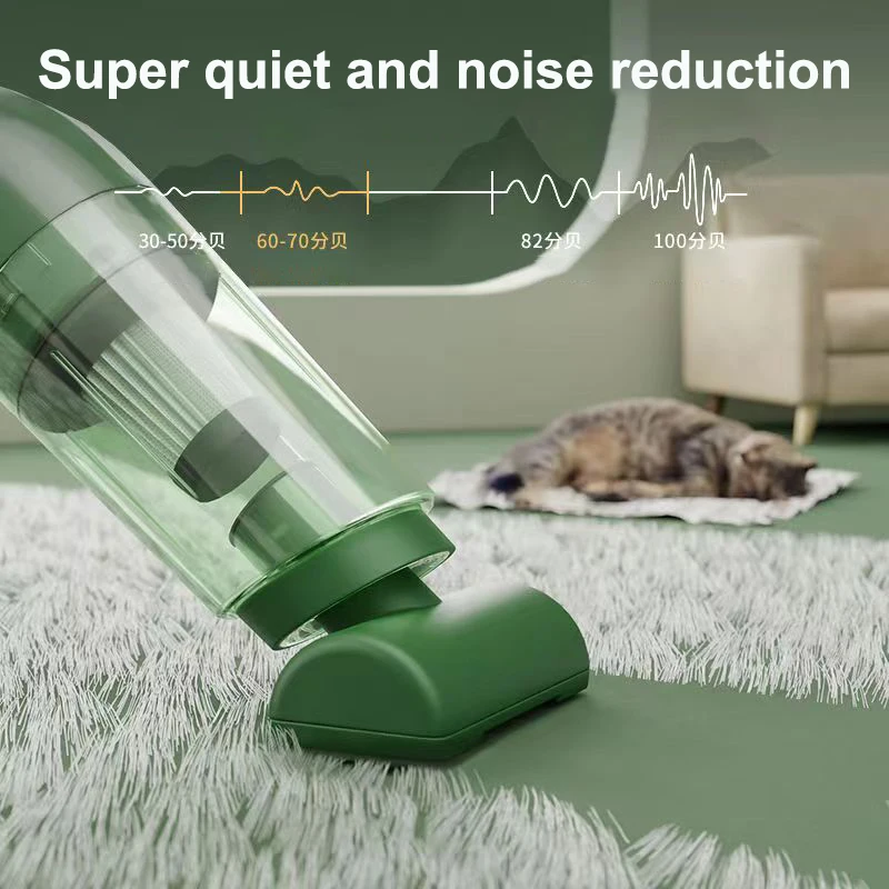 Super 400000R Portable Wireless Household Vacuum Cleaner Pet Hair Cleaning Remover Car Home Vacuum Cat Dogs Cleaning Tools