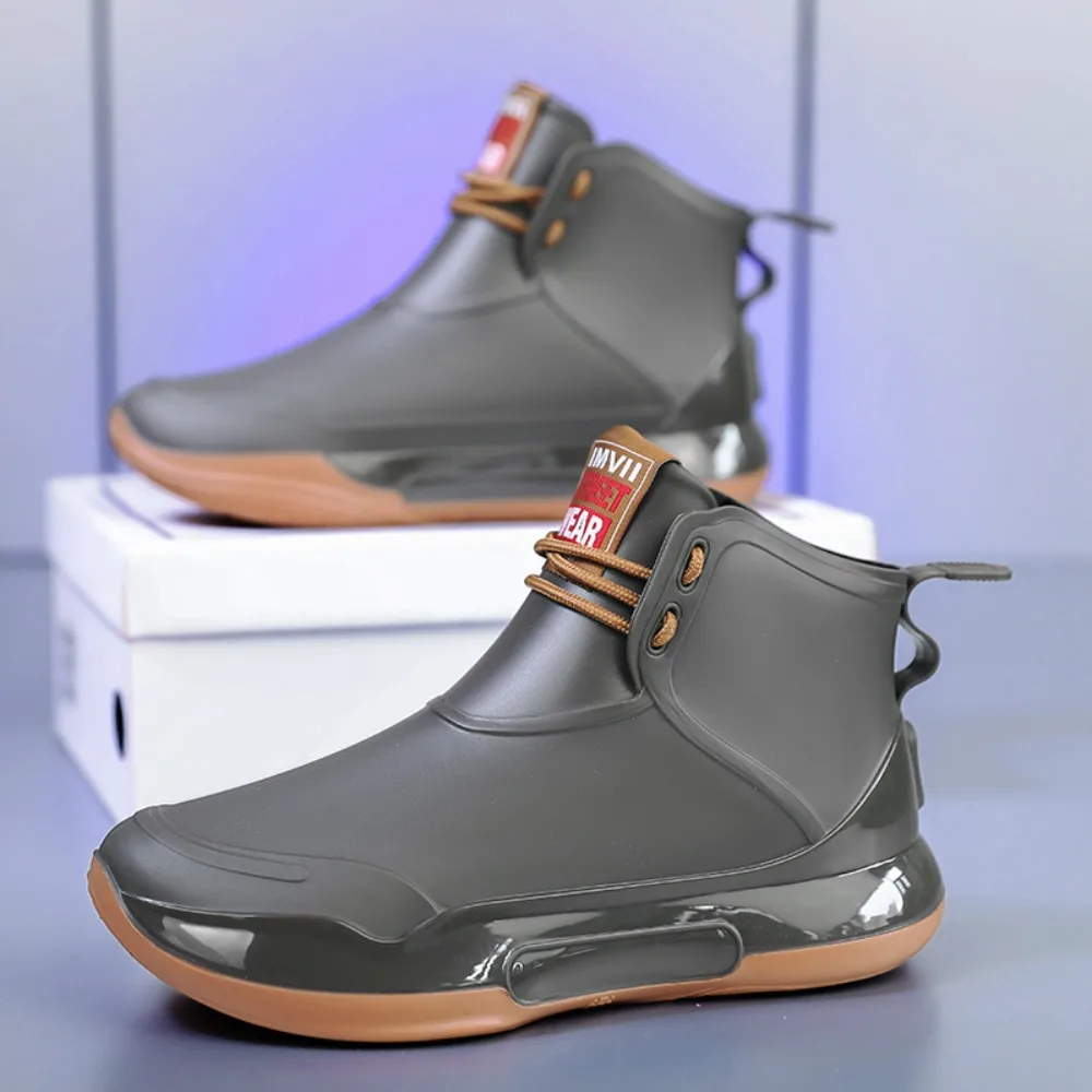 

Waterproof rain boots for men and women, high-quality rain boots for outdoor men, designer casual chef shoes