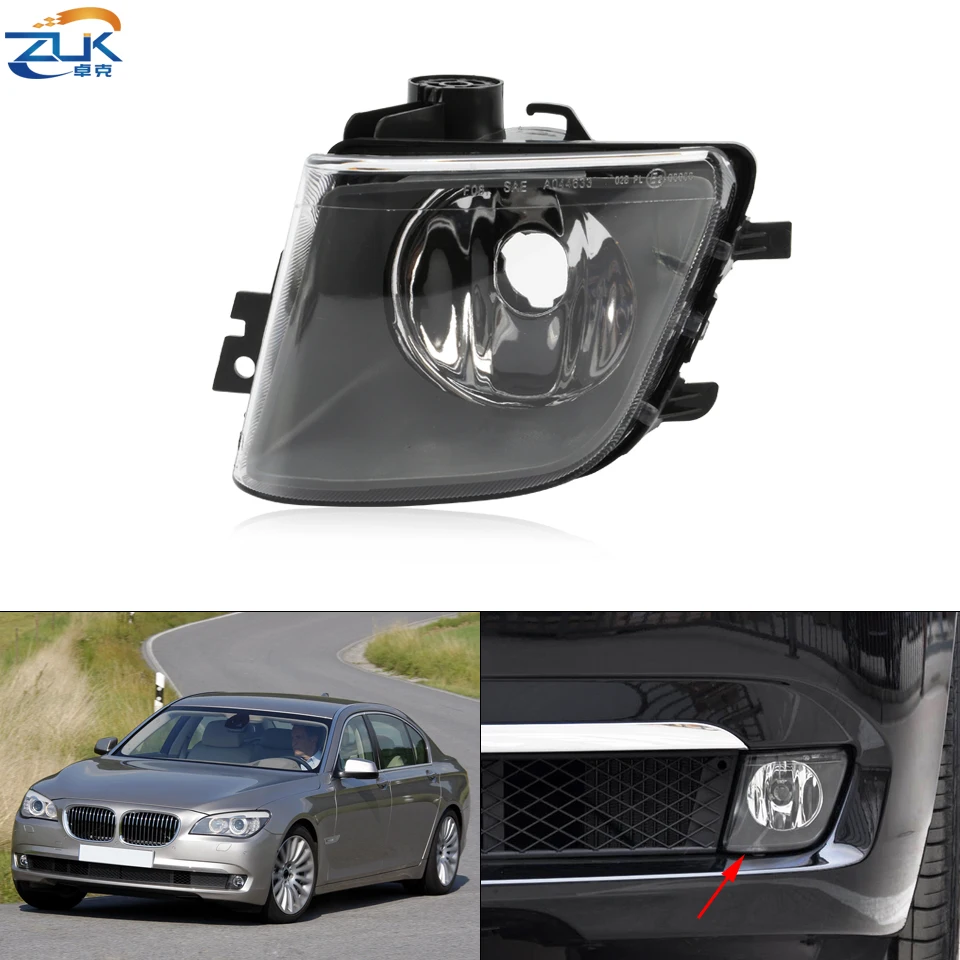 ZUK Front Bumper Fog Lamp Ant-Fog Light For BMW 7 Series F01 F02 F03 F04 Hybrid 2007-2009 2010 2011 2012 2013 2014 2015