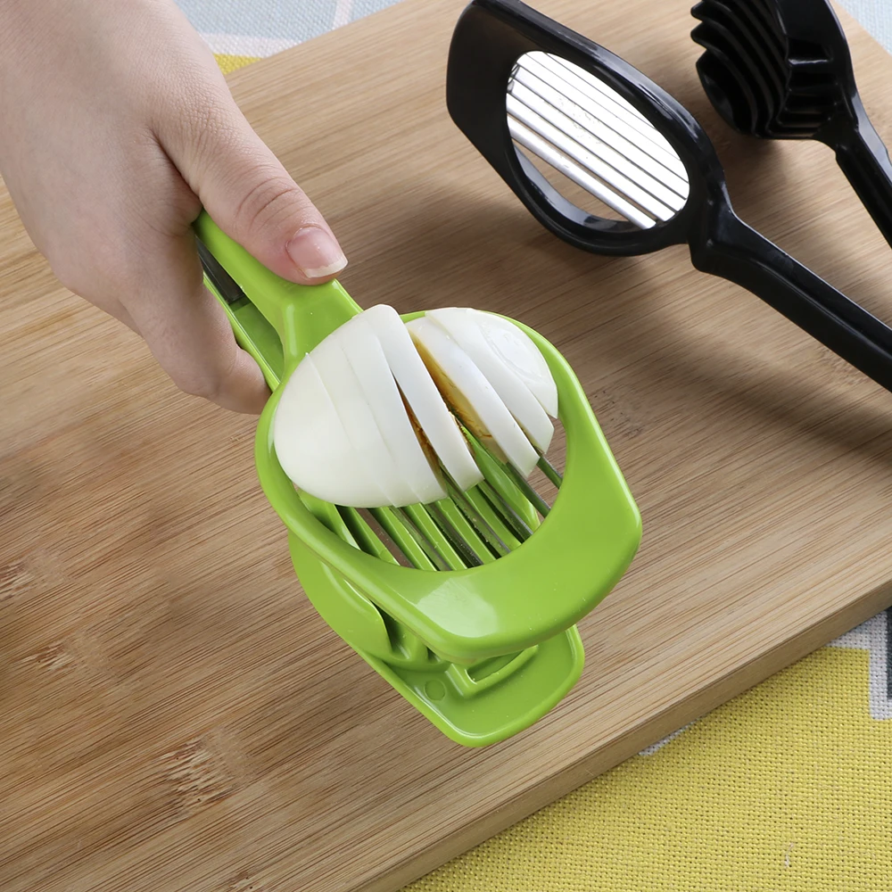 Handheld Mushroom Kiwi Divider Tomato Cutter Egg Slicer Egg Split Device Multifunction Slicing Mould Stainless Steel