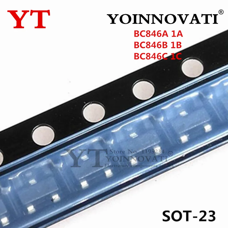 100Pcs Bc846 Bc846A… - image