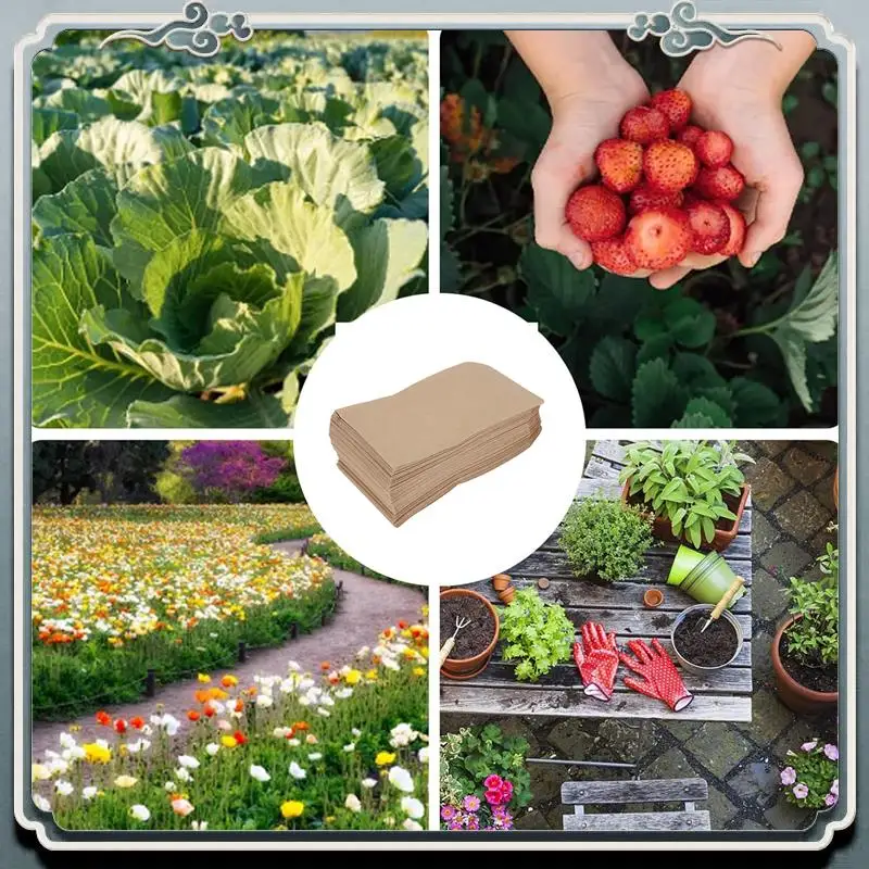100Pcs Brown Kraft Seed Bag Breeding Bag Is Used To Store Seeds, Small Parts, Coins, Jewelry, Etc. (About 6X11 Cm) Top-Rated