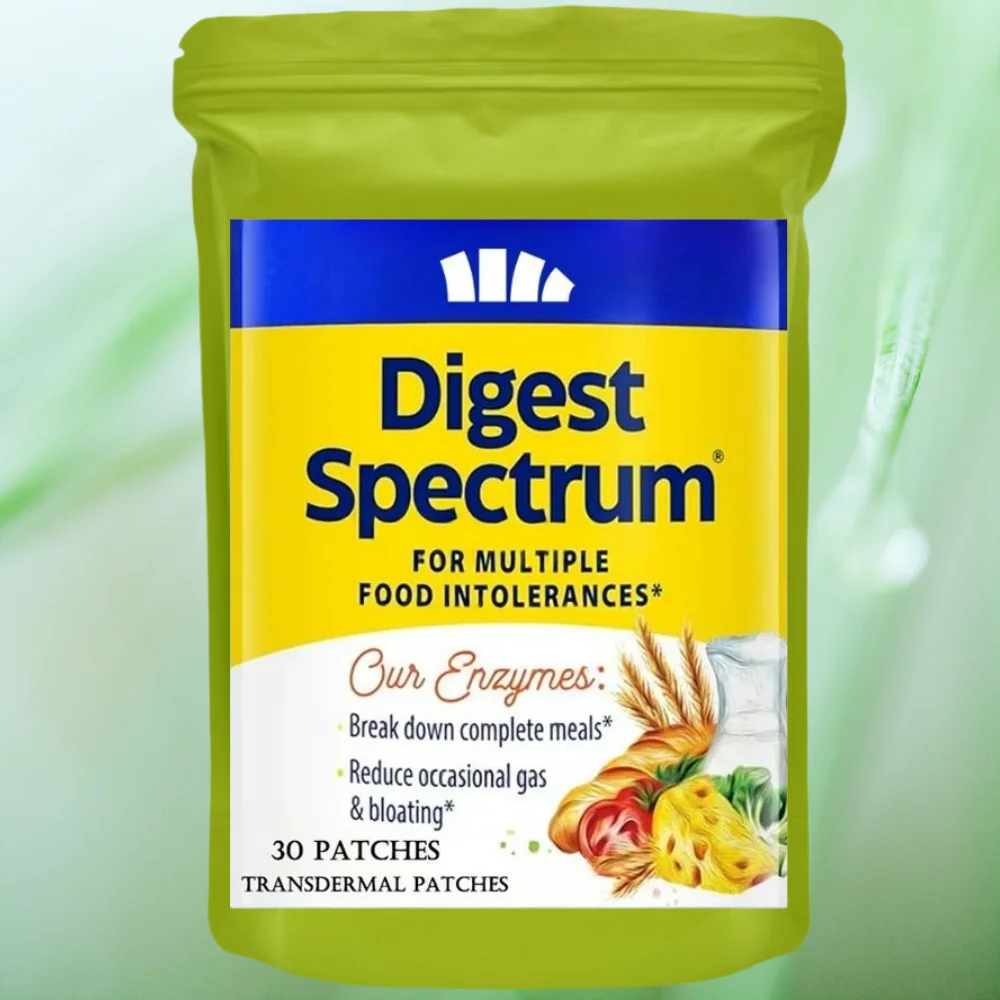 30 Patches Digestive Spectrum Transdermal Patches Support Male Indigestion Relief, Supports Gut Health Bloating Relief