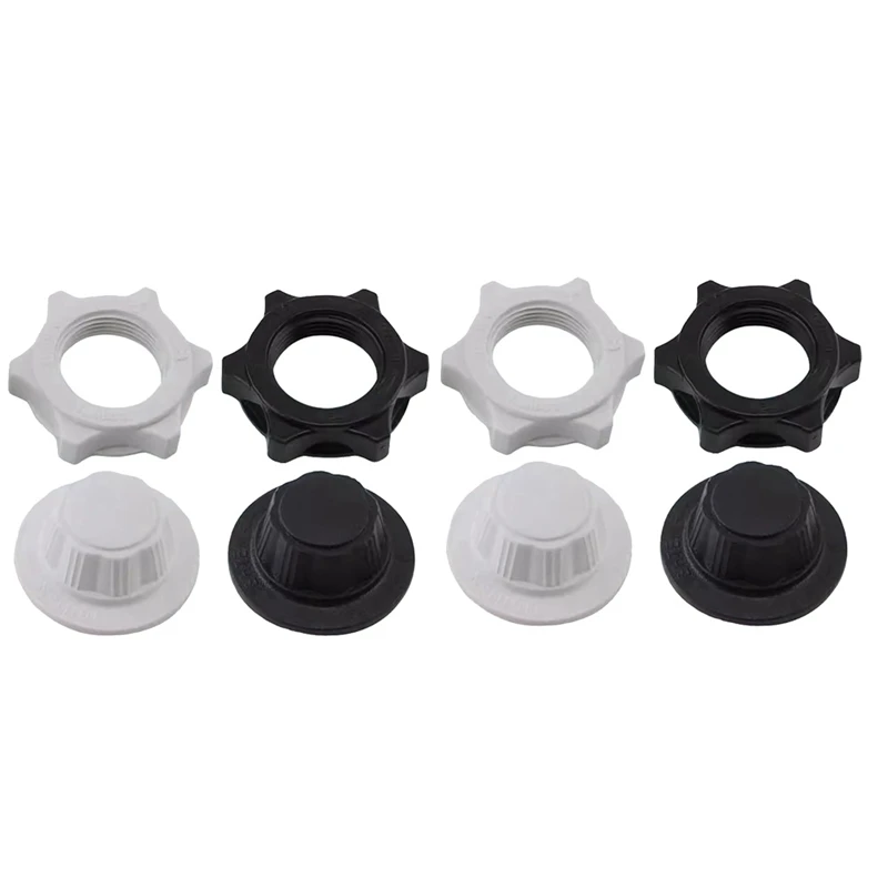 4Pcs White/Black Nut Floor Fan Base Fixing Nut ABS Texture Base  Locking Nut Fan Base Fasteners Suitable For Home And Office Use