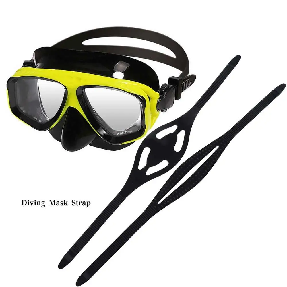 

Adjustable Diving Mask Strap High Elasticity Comfort Snorkeling Strap Replacement Swimming Glasses Durable Diving Rubber Strap