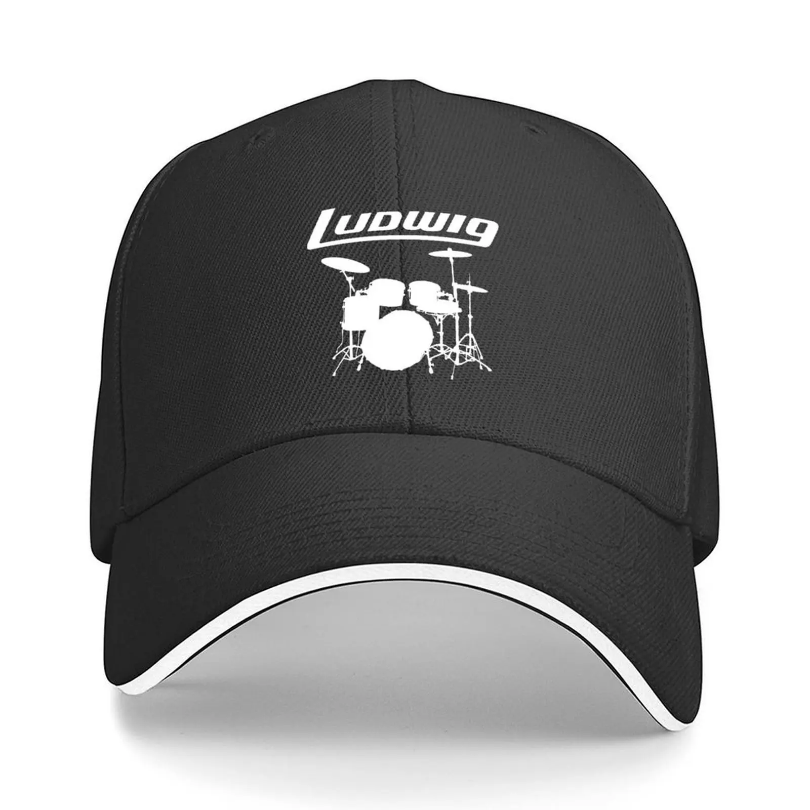 

LUDWIG DRUMS Baseball Cap Hat Baseball Cap fun hats sun caps Beach Outing Hats Man Women's