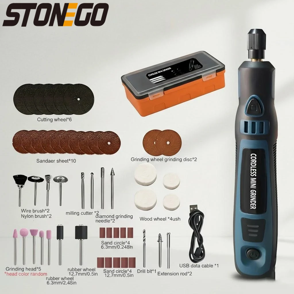 Mini USB Rechargeable Electric Engraving Tool Portable Grinder Jade Polishing DIY Craft Power Tool Kit