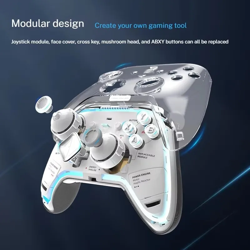 ZD Ultimate Legend Game Controller Elite Modular Sensory RGB Switch Phone Bluetooth Controller NS Tablet Steam Xbox Gifts