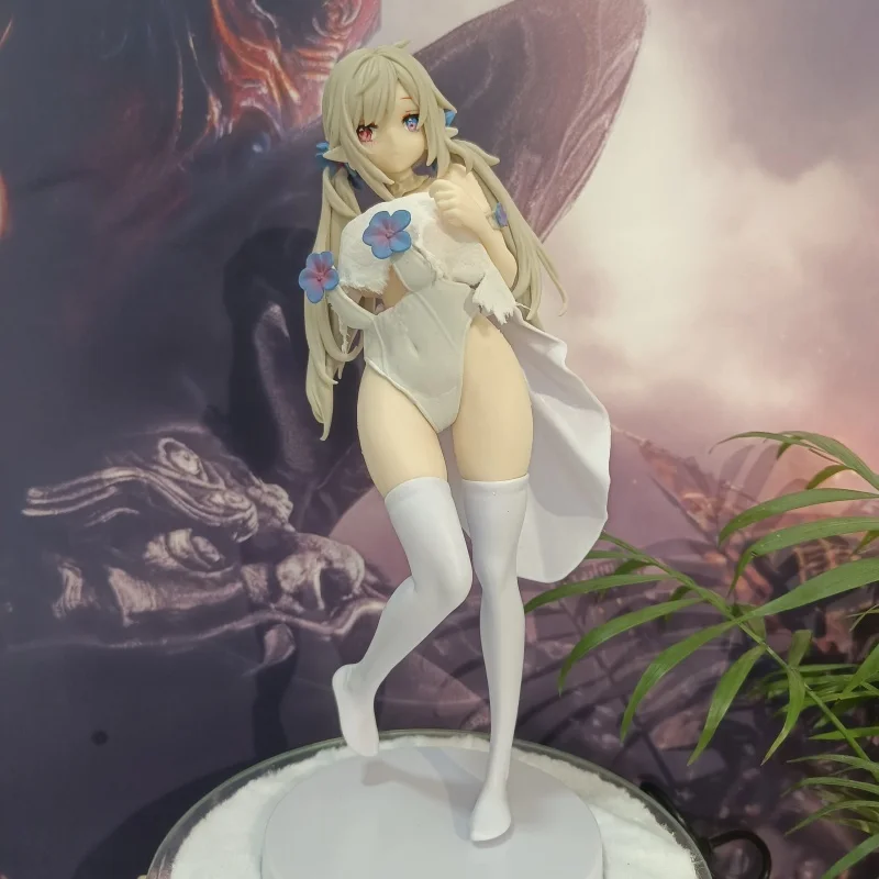 متوفر في المخزون أنيمي الشكل الأبيض النقي قزم عمل الشكل ديكور المنزل/المكتب انمي ياباني جمع اللعب هنتاي نموذج دمية هدية