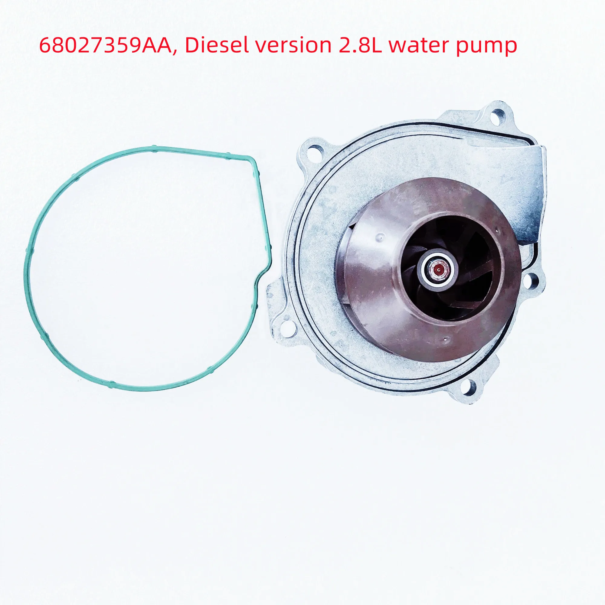 Original 2.8-liter Diesel Version Water Pump, 68027359AA, Suitable For: Wrangler JK, Freedom KK, City RV RT, 2007-2018