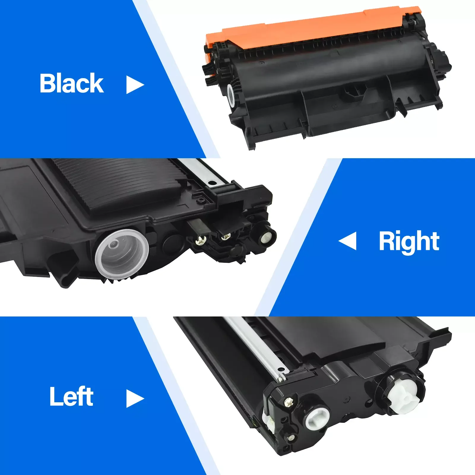 TNconved DR630 Cartouche de Toner Noir Compatible pour Brother MFC-L2700DW HL-L2300D HL-L2320D HL-L2360DW MFC-L2740DW Imprimante