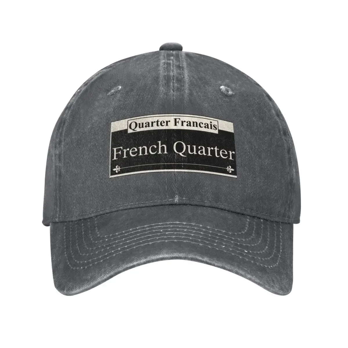 French Quarter Sign Baseball Cap Beach Bag Luxury Cap Rave Mountaineering Baseball For Men Women's