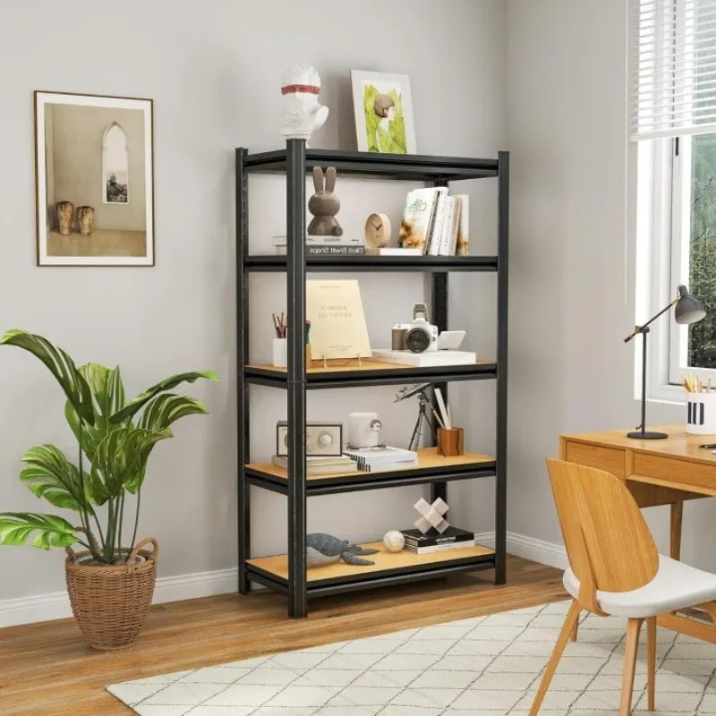 

Большой металлический книжный шкаф, органайзер для хранения книжных шкафов для домашнего офиса, стоячие стеллажи для спальни, гостиной,