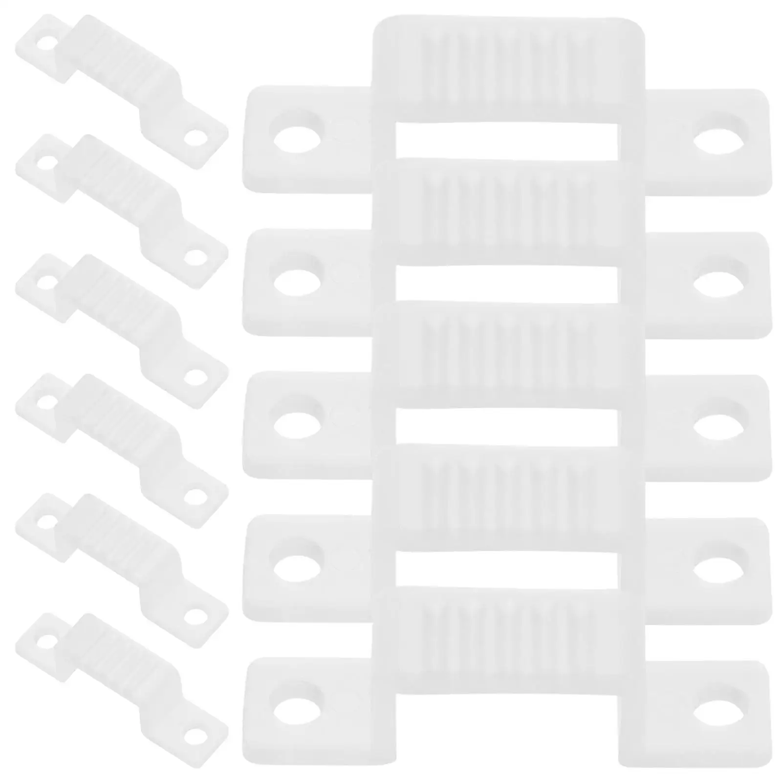 

100 Pcs Light Strip Clips LED Lamp Mounting Holder Bar Buckle Buckles for