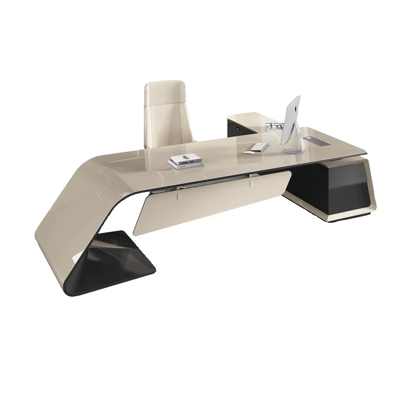 Storage L Shape Office Desk Table Computer Workbench Work Table Luxury Desktop Tavolo Scrivania Ufficio Office Furniture