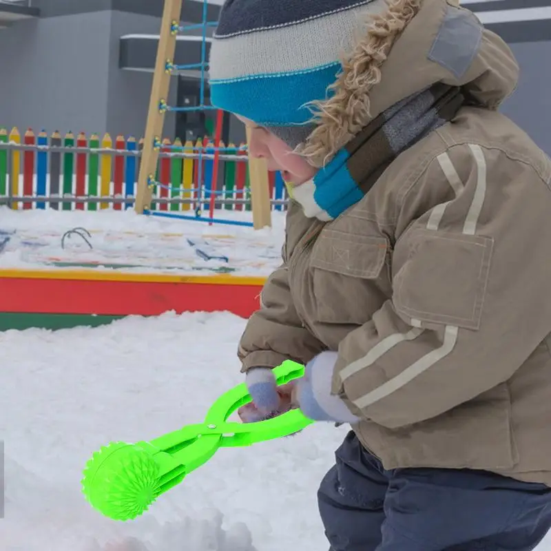 子供と子供のためのハンドル付きスノーボールメーカークリップ、スノーゲーム、おもちゃの遊び、屋外、冬、雪、成形ツール