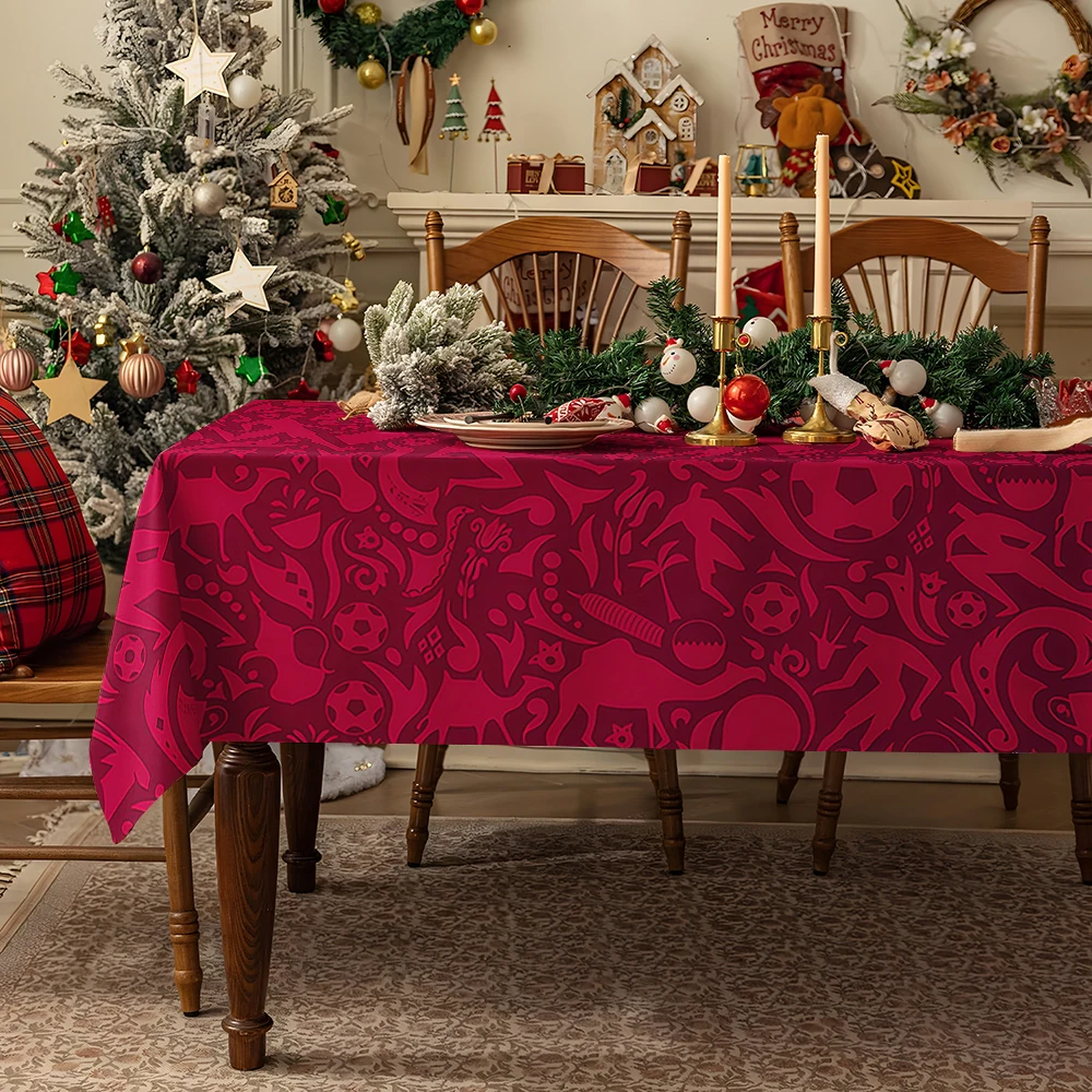 Dolce Vita Italian Collage Table Cloth Waterproof Tablecloth Spill Proof Table Cloth, Wipe Clean Table Cloth for Dining Camping