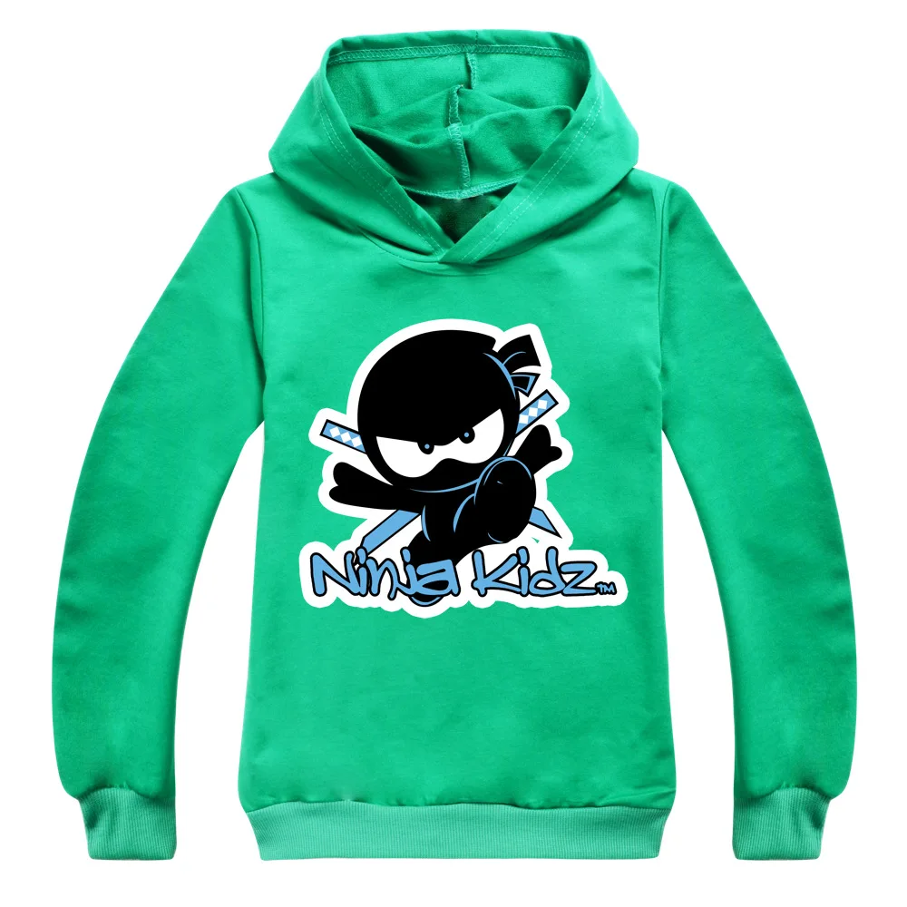 Boys NINJA KIDZ Hoodies Sweatshirt Tees Cotton Boys Clothes Shirts Girls Anime Cosplay T-Shirt Little Kids Hooded Pullover Tops
