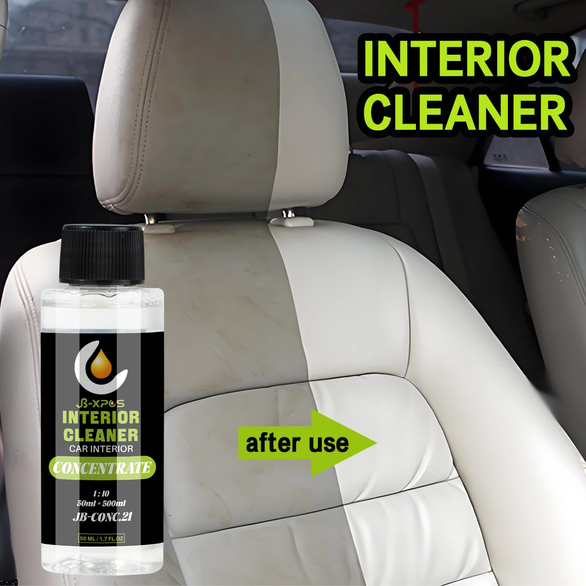 Interior Cleaner Car Interior Concentratem Multi-Purpose Cleaner Spray For Leather Seats Wood Dashboard Trim Carpet Plastic