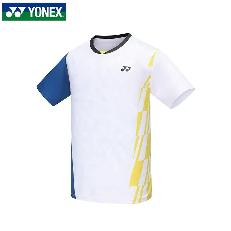 

YONEX New Badminton Tennis Wear Sports T-shirts Short-sleeved Comfortable Breathable Sweat-absorbent Quick-drying Tops