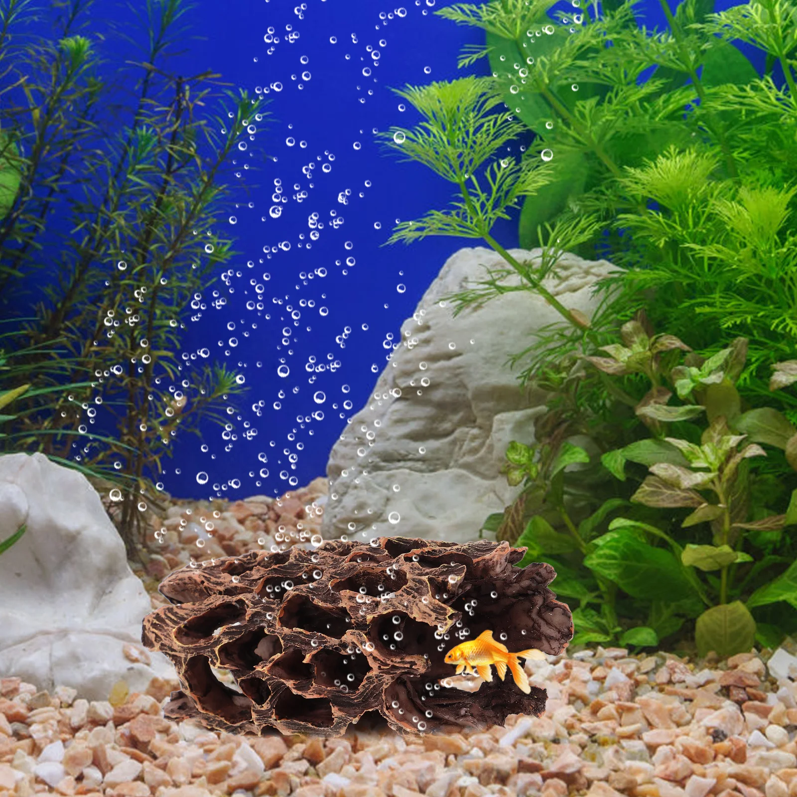 

Resin Ornaments Fish Tank Decorations Shrimp Hideout Cave Accessories Aquarium Landscape Decor Terrarium Decor Pet