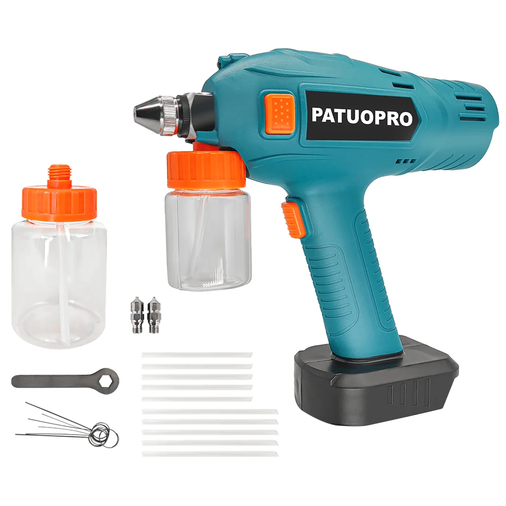 

Беспроводной электрический краскопульт с соплами 0.3/0.5/0.8 мм, для ремонта мебели, аэрограф, для аккумулятора Makita 18В (без аккумулятора)