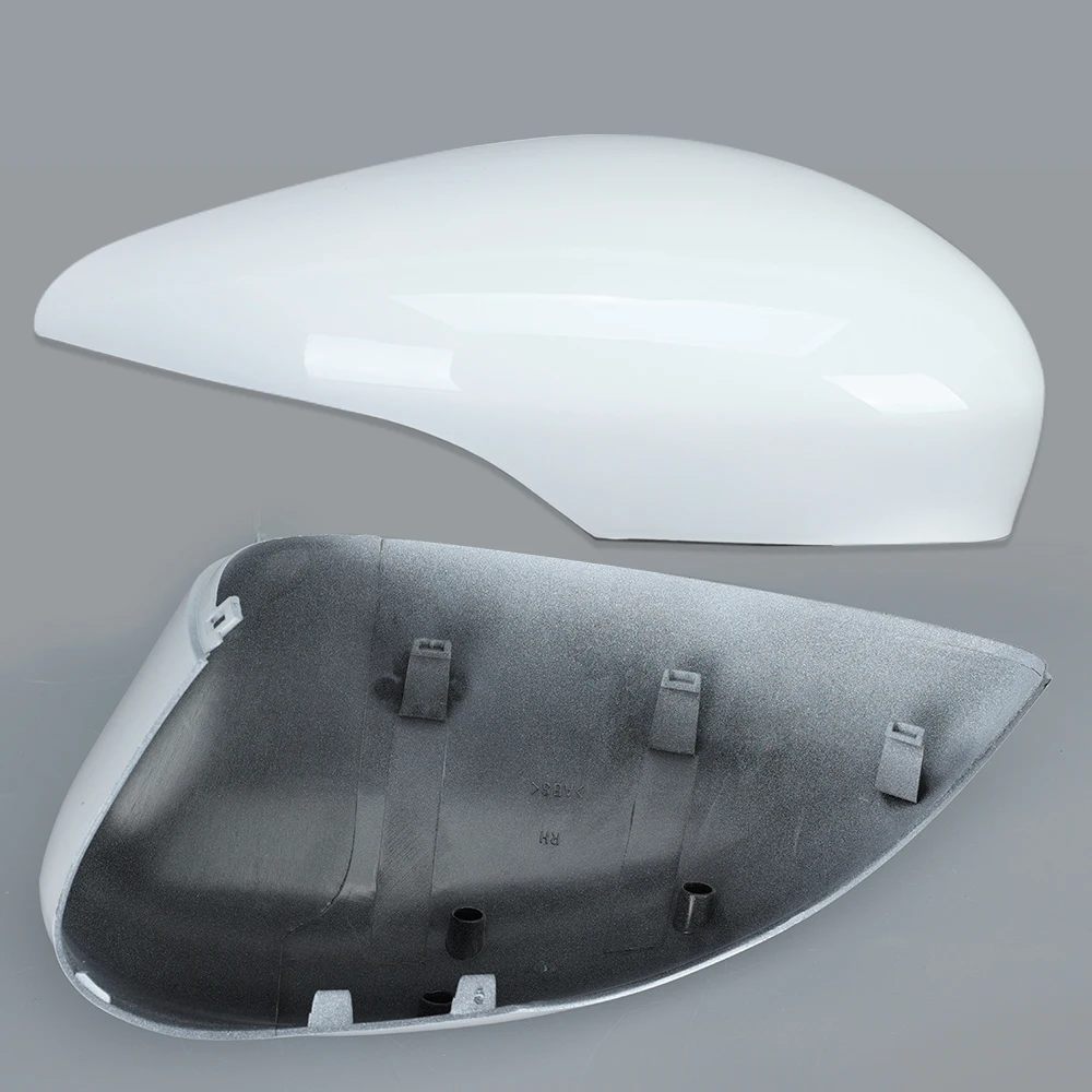 Cubiertas de espejo retrovisor lateral para puerta de coche, accesorios de marco para Ford Fiesta Mk7 2008 2009 2010 2011 2012-2017