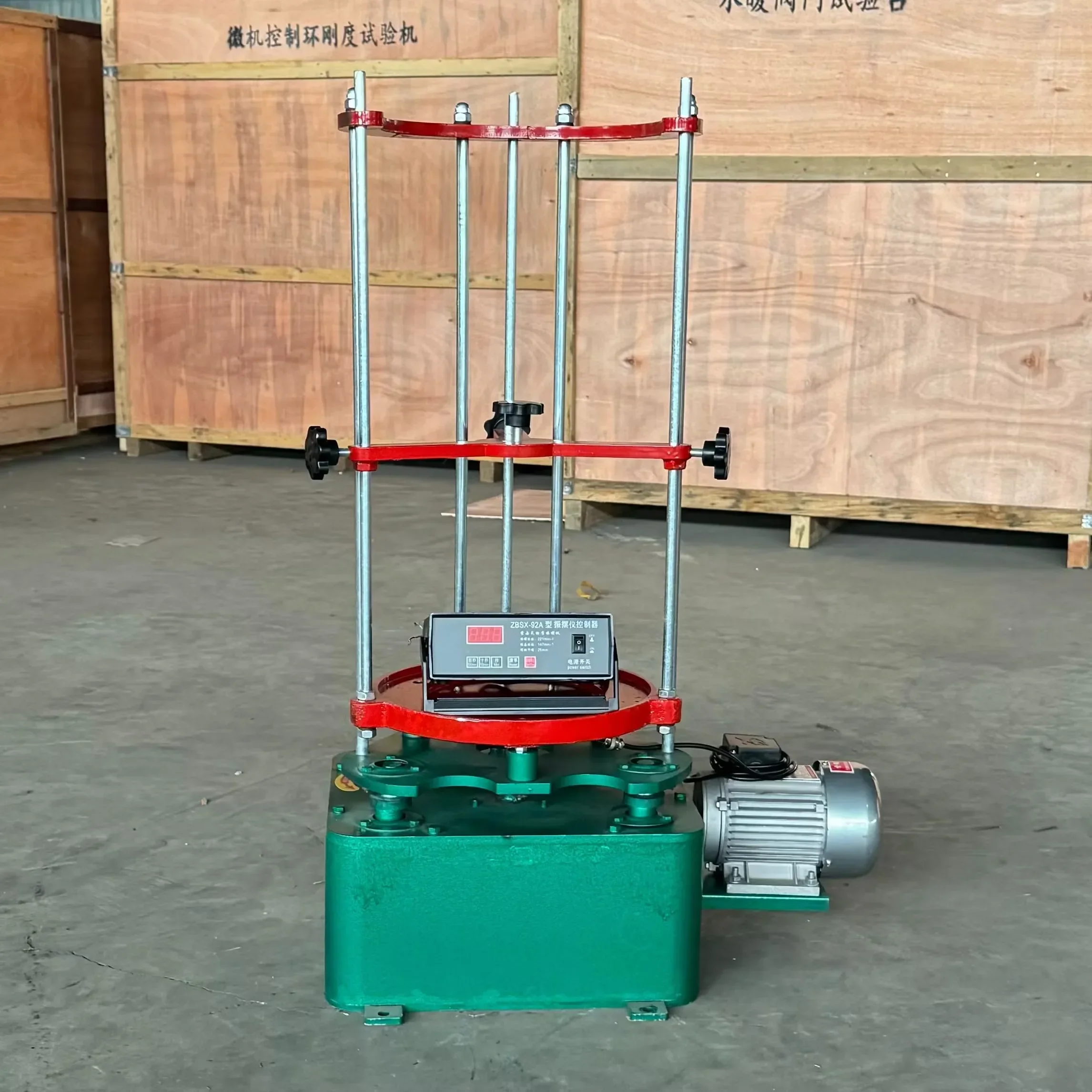 Analytical Test Lab Particle Sieve Machine Vibratory Sieve Shaker for Powder 200/300mm Size Adjus   for Quality Control