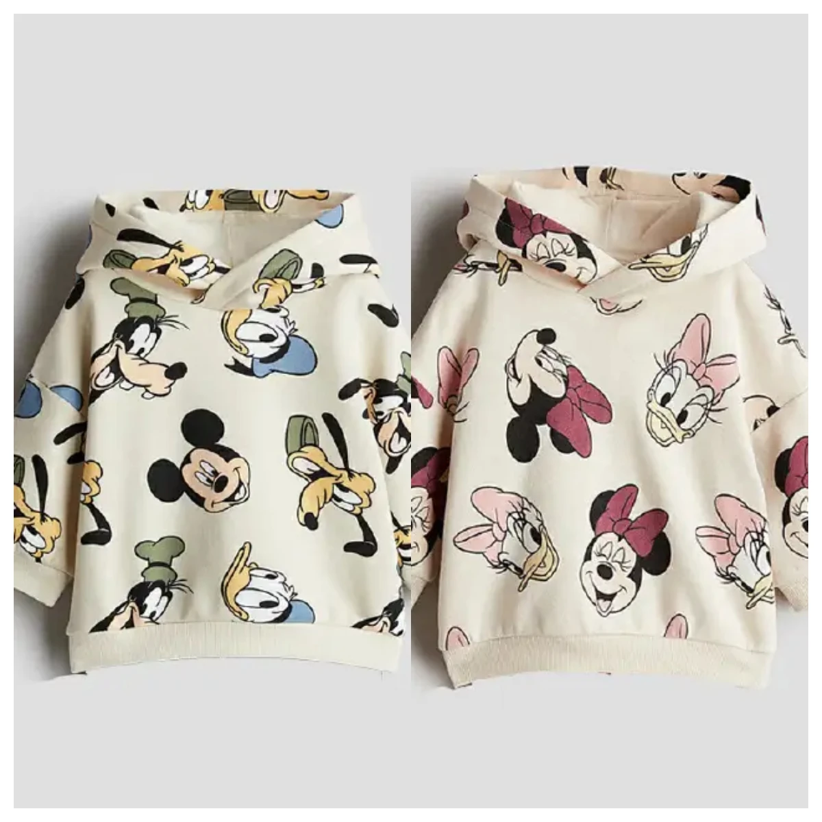 

Cute Mickey Mouse Cartoon Printed Cartoon Children's Hoodie Long Sleeve Winter Sports Shirt Fashionable Warm Children's Top