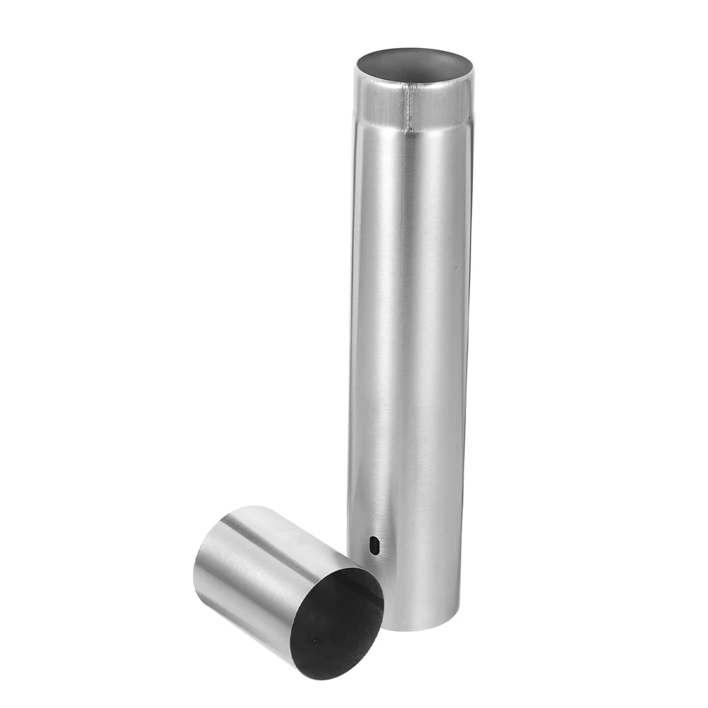 

Large 35cm Stainless Steel File Storage Tube Birth Certificate Protector Silver Document Holder Keepsake Gift Idea Office Use