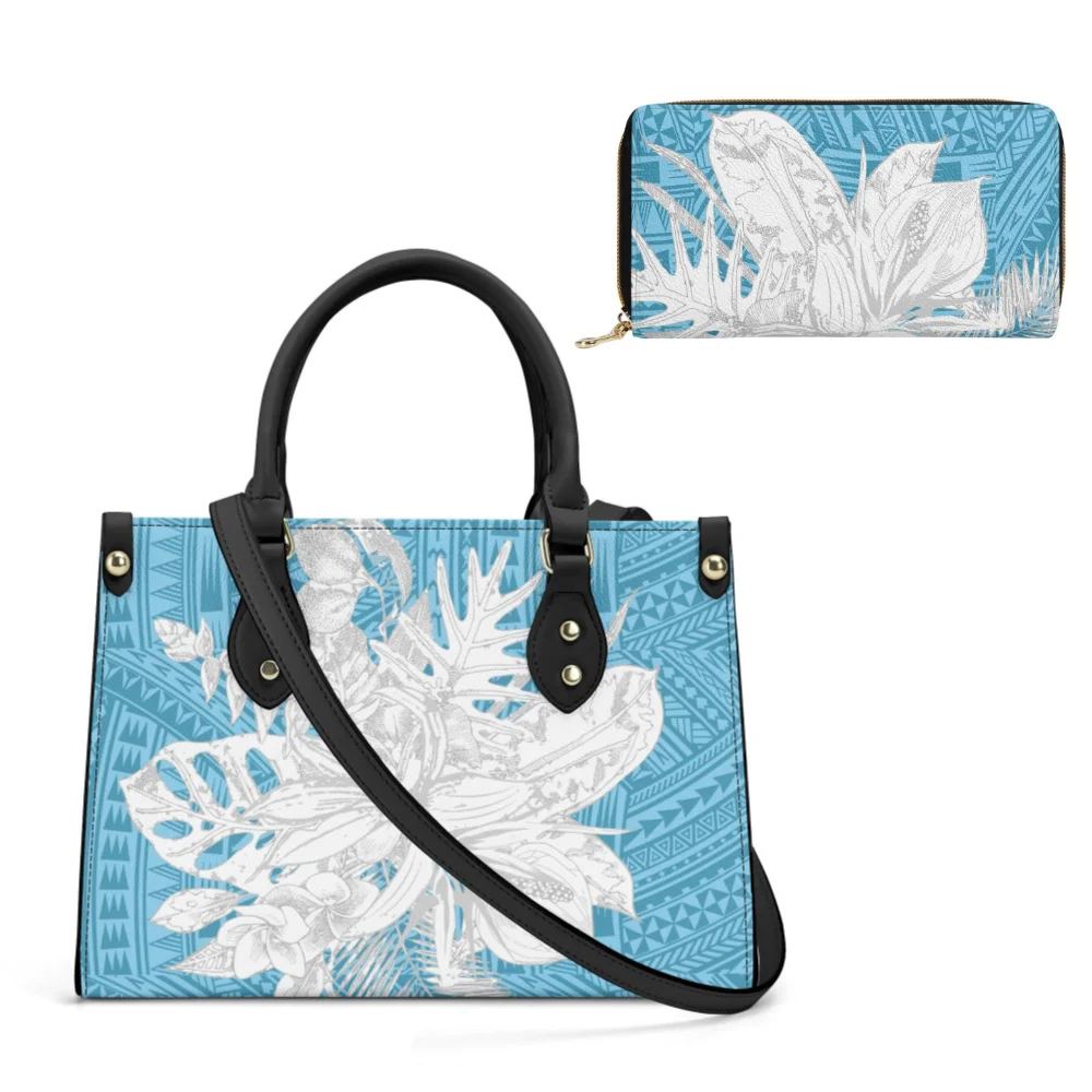

Combination Women'S Bag, Fashionable Design, Polynesian Handbag, Large-Capacity Travel, Interesting Leather Wallet Customization